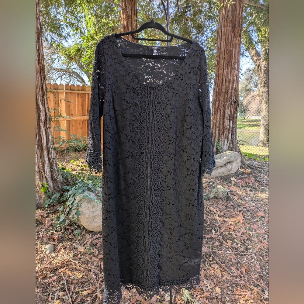 Black Lace Alfani 2X Dress